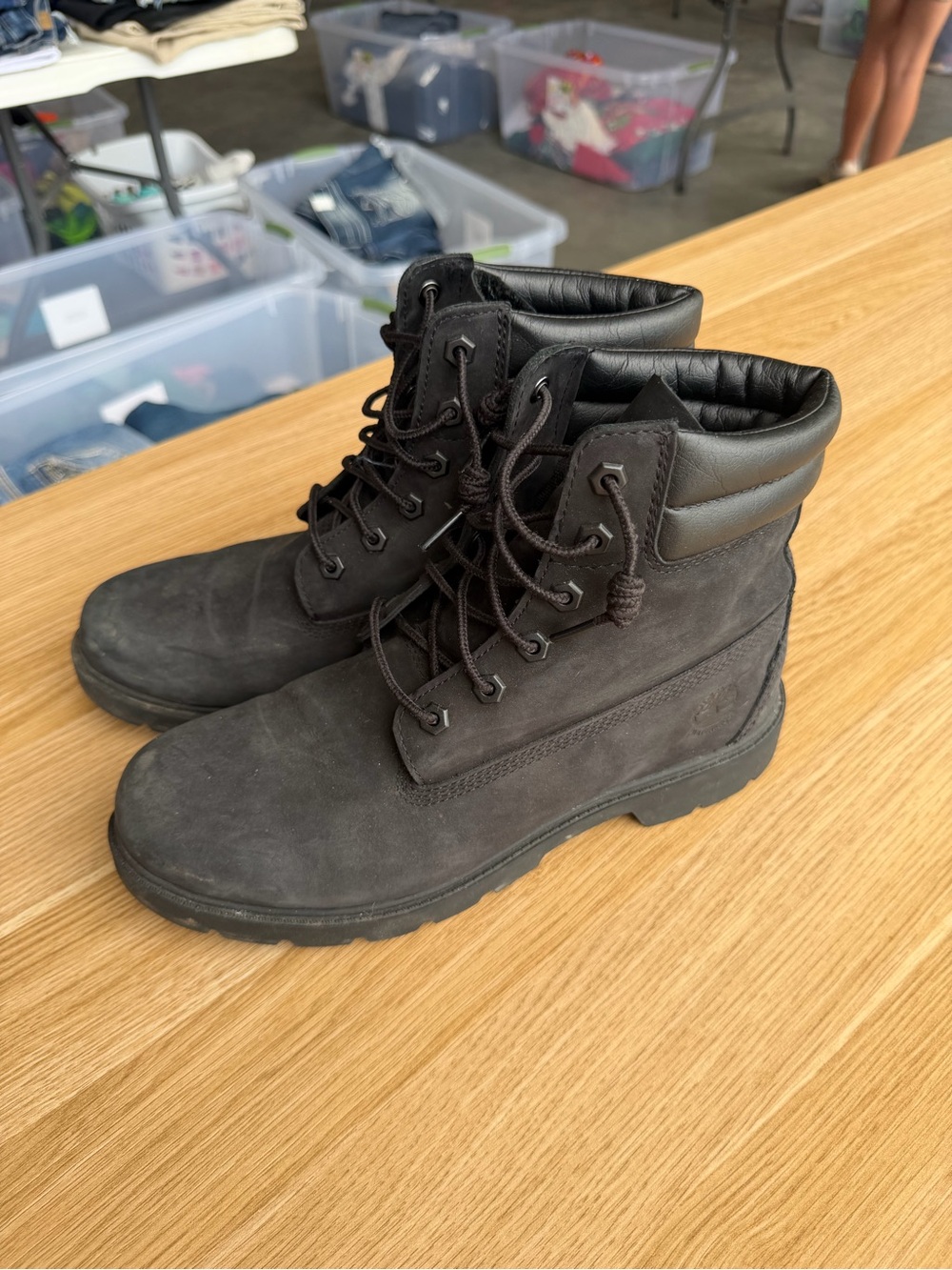 Timberland women’s Black Lace-Up Boots